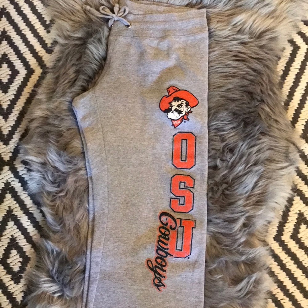 Oklahoma State University Wide Leg Sweatpants